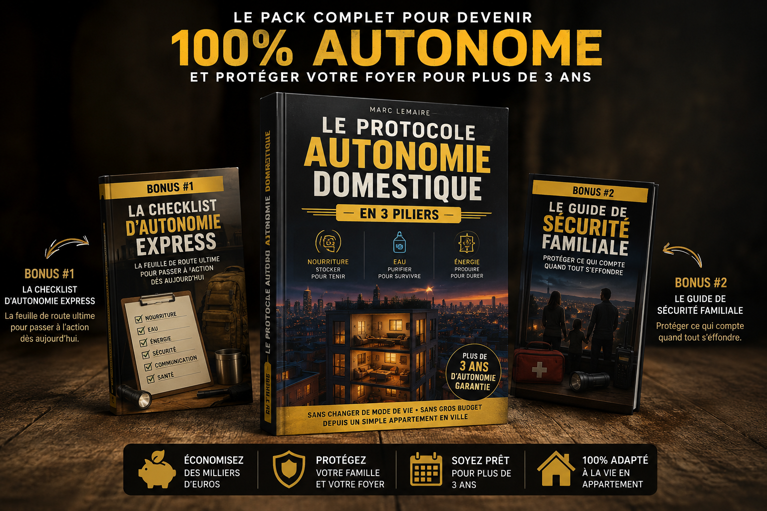 Le pack complet : Le Protocole Autonomie Domestique et ses deux bonus